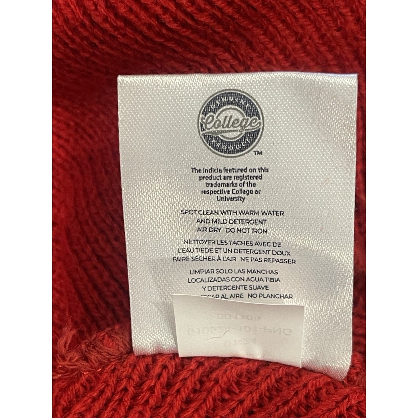 Georgia Bulldogs Beanie Pom Hat Men's Fan Favorite Embroidered Red White🔥NEW🔥