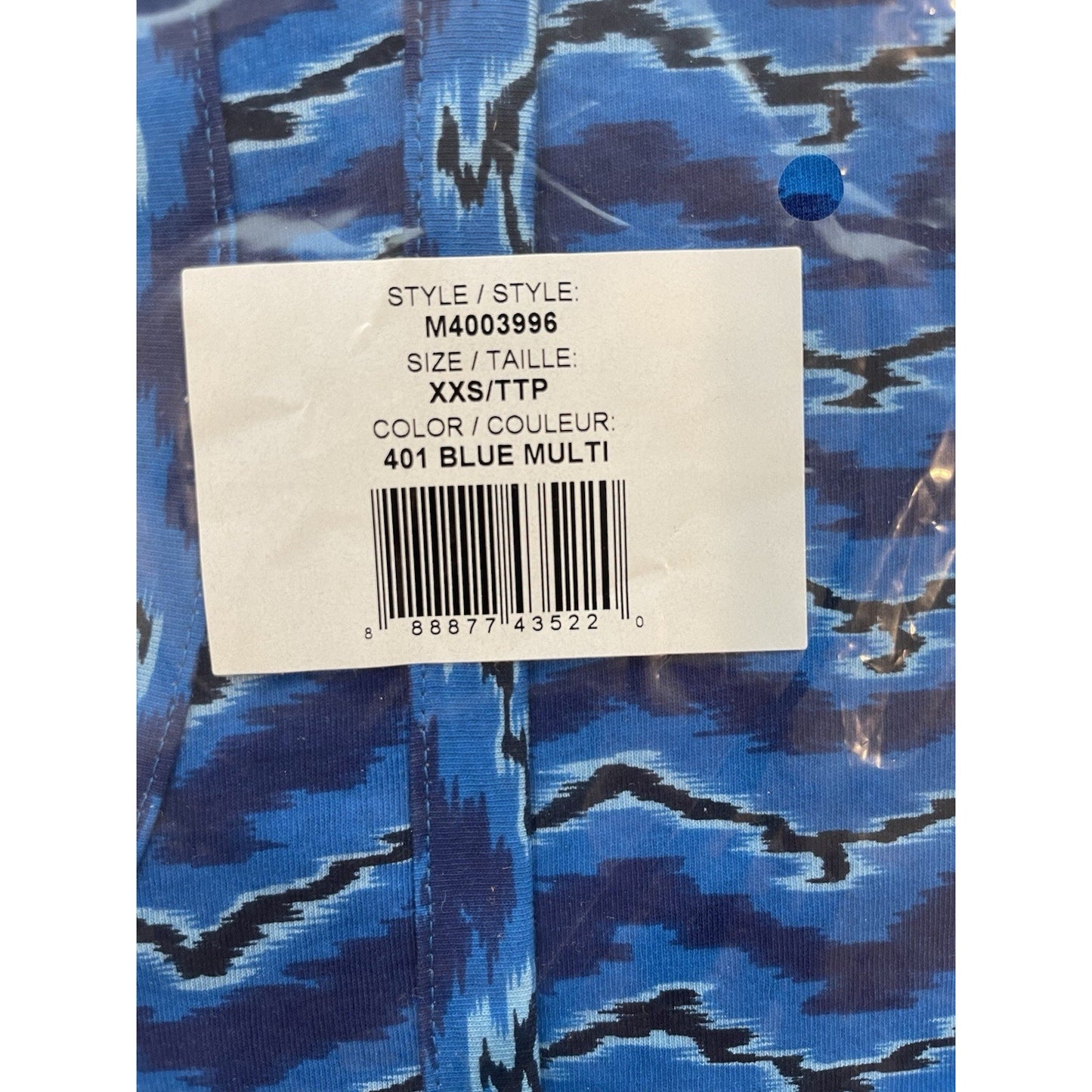 Marc Jacobs Men's Tank Top XXS Blue Multi🔥💙 NEW💙🔥 Retail $78 Squiggly Print