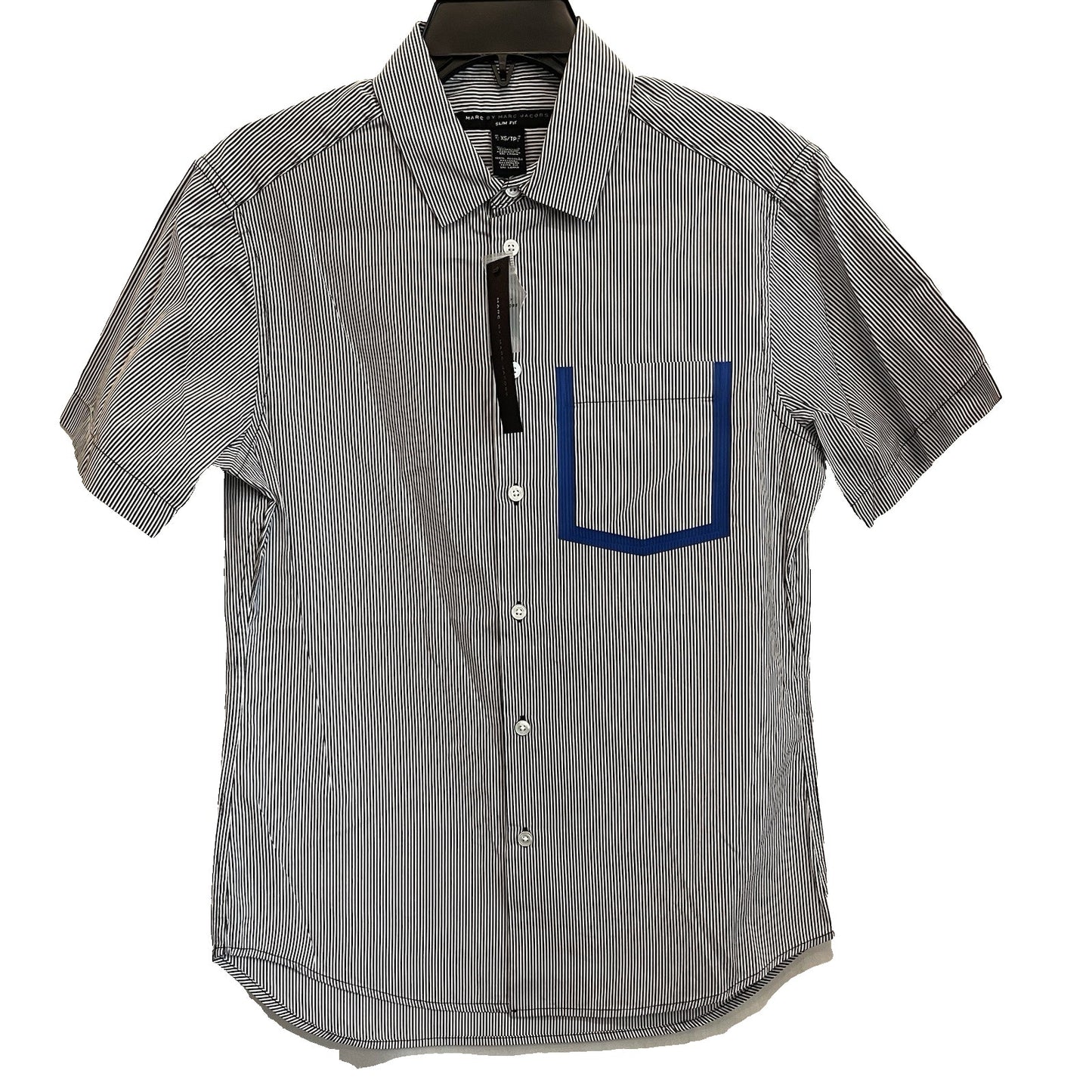 Marc by Marc Jacobs Men's Button Up Shirt XS Striped Slim Fit 🔥NEW🔥$188 Retail