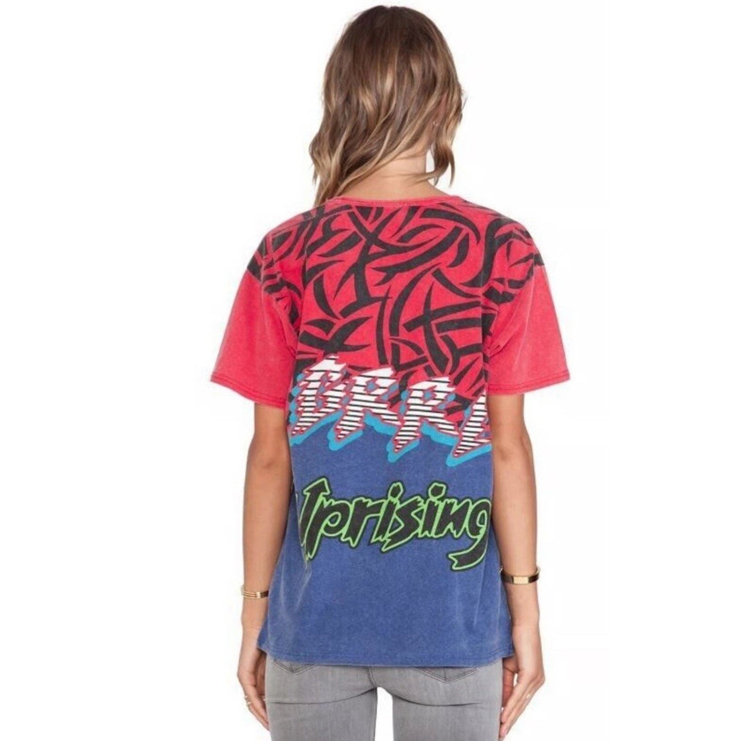 Marc Jacobs Women's Ryder Motorcross Tee Large🔥NEW🔥$128 Retail Racing Uprising