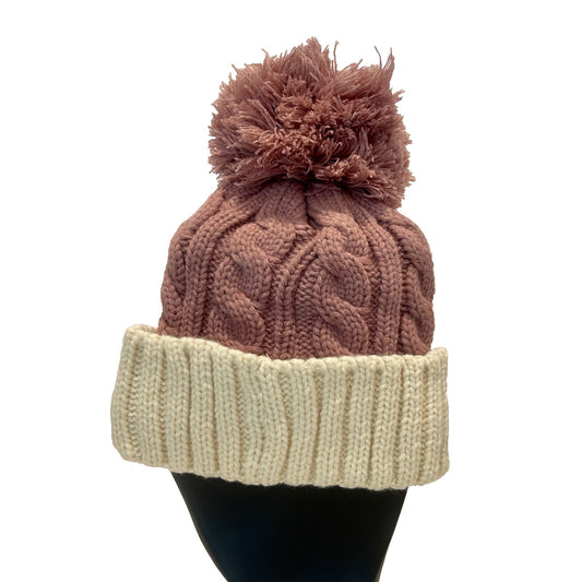 Georgia Bulldogs Beanie Pom Hat Women's Fan Favorite Pink Embroidered 🩷NEW🩷