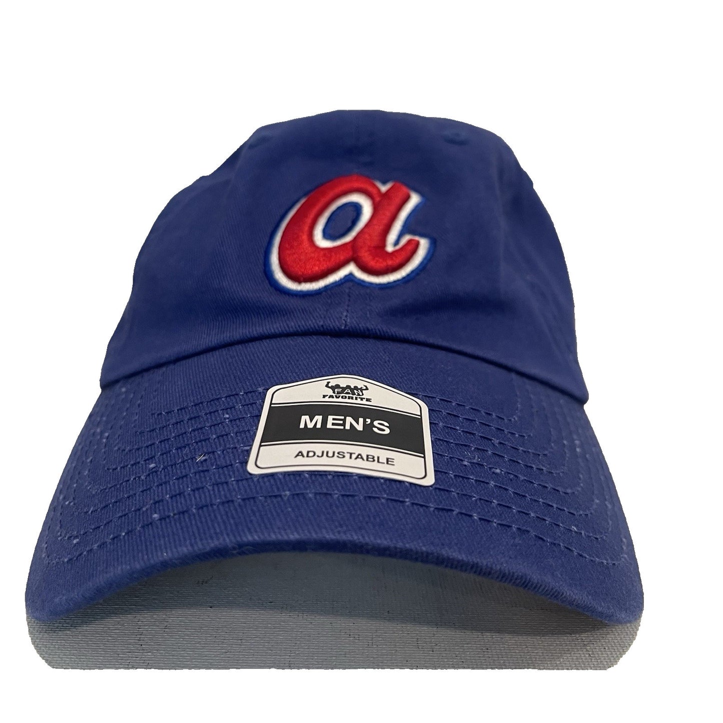 Atlanta Braves Hat MLB Blue Red Cap Adjustable OSFA Cooperstown Collection ⚾NEW⚾