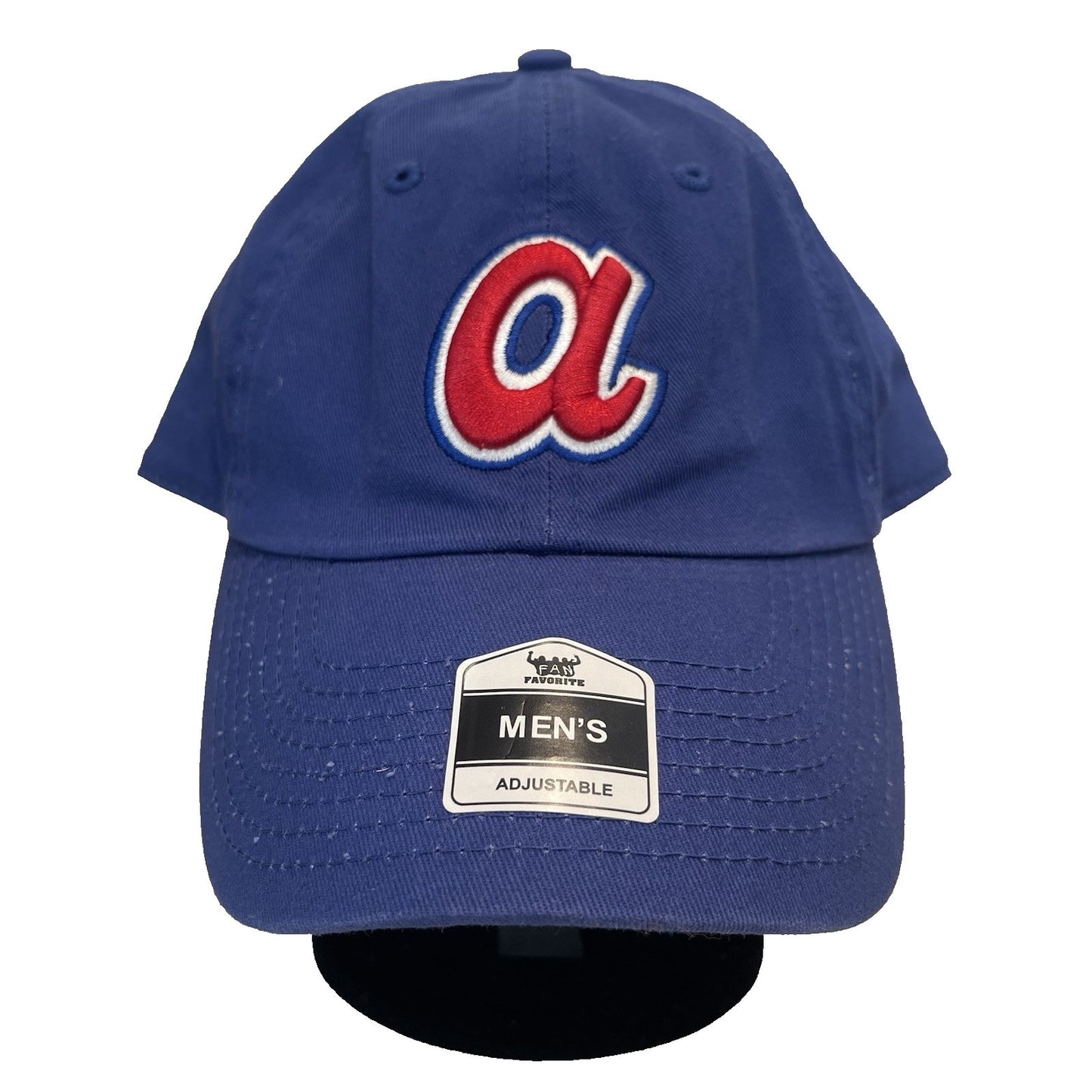 Atlanta Braves Hat MLB Blue Red Cap Adjustable OSFA Cooperstown Collection ⚾NEW⚾