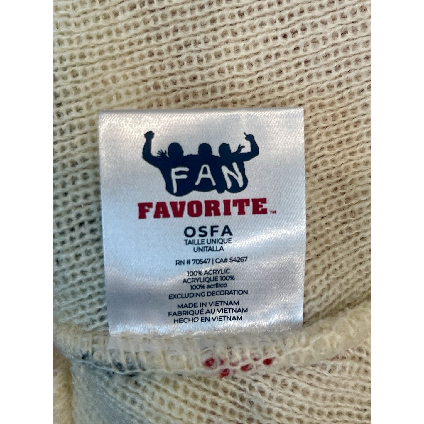 Georgia Bulldogs Beanie Pom Hat Men's Fan Favorite Embroidered Red White🔥NEW🔥
