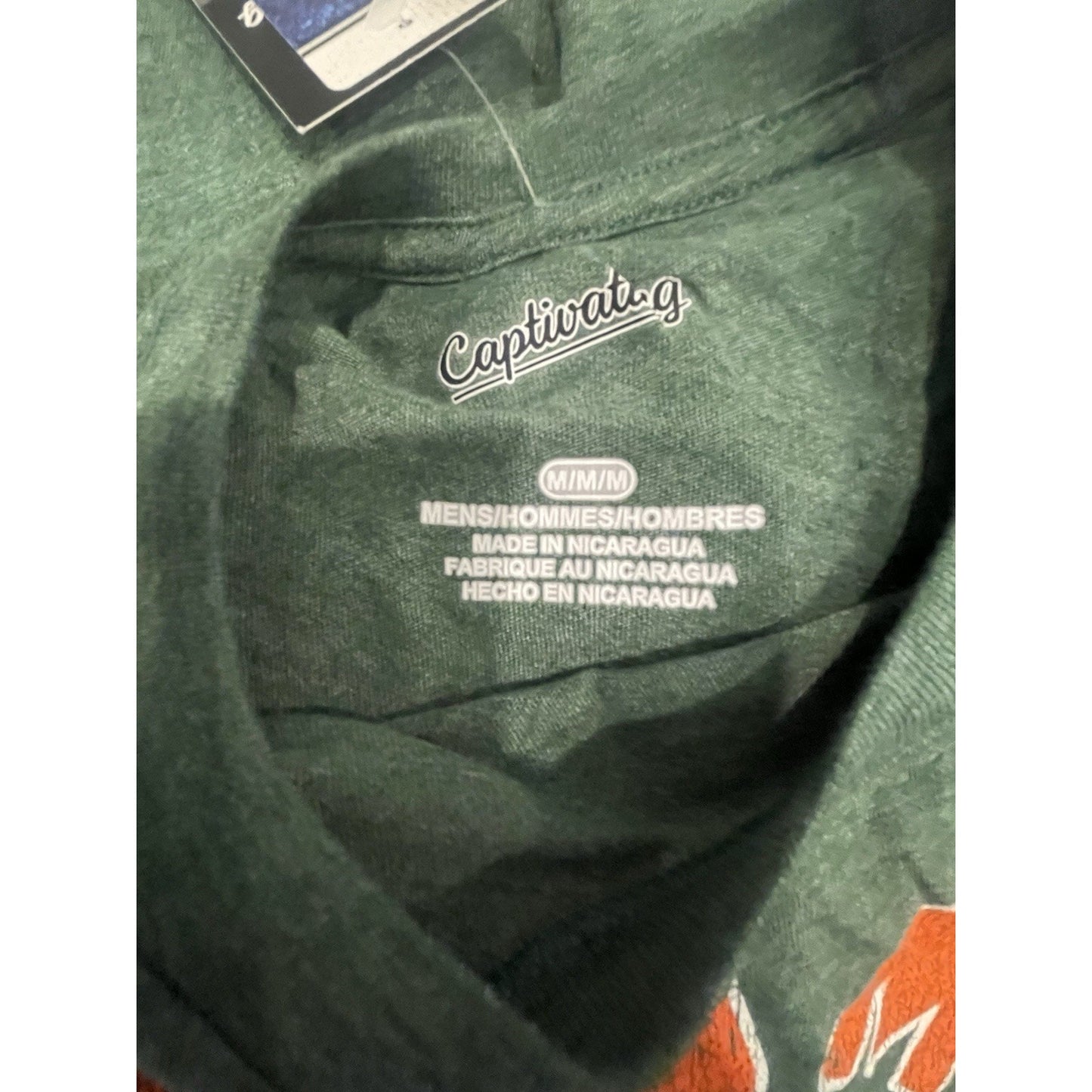 Miami Hurricanes T-Shirt Green Choose Size M, XL, 2XL 💚NEW🧡University College