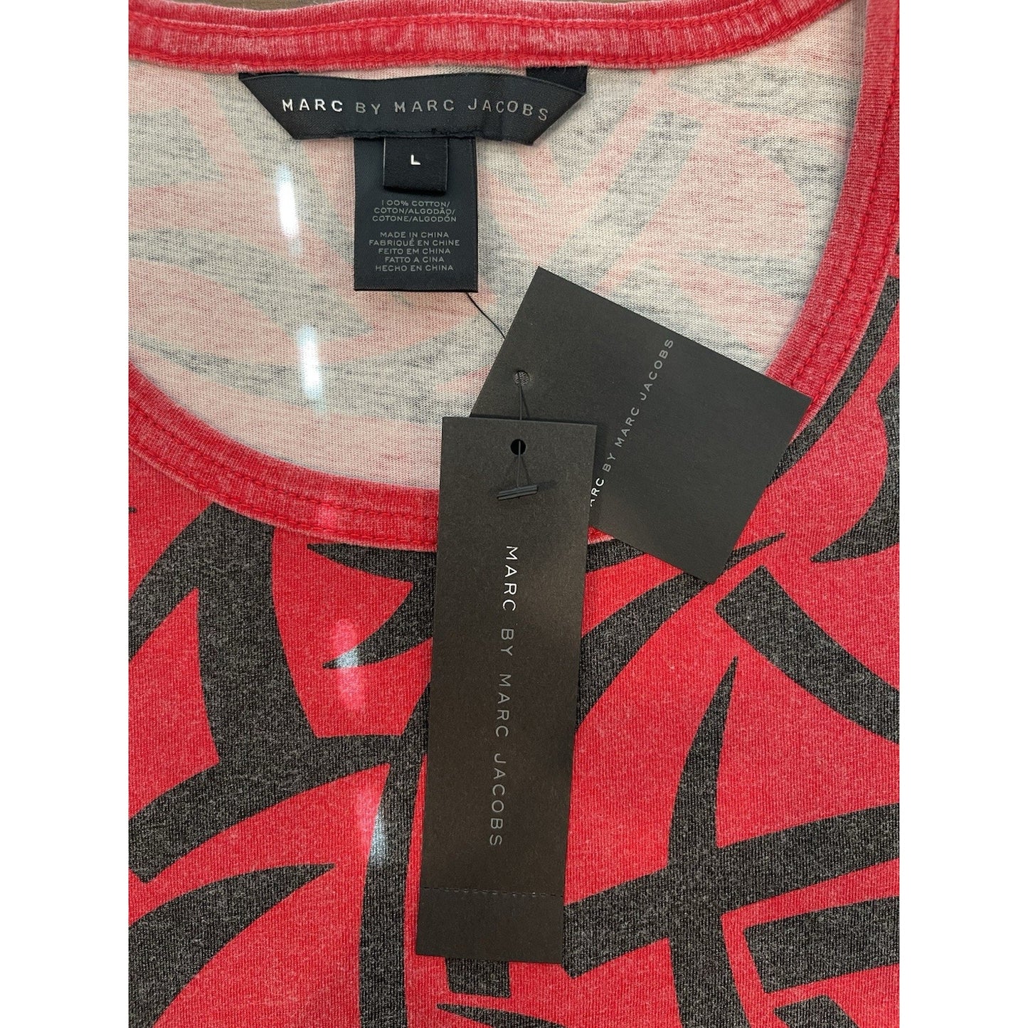 Marc Jacobs Women's Ryder Motorcross Tee Large🔥NEW🔥$128 Retail Racing Uprising