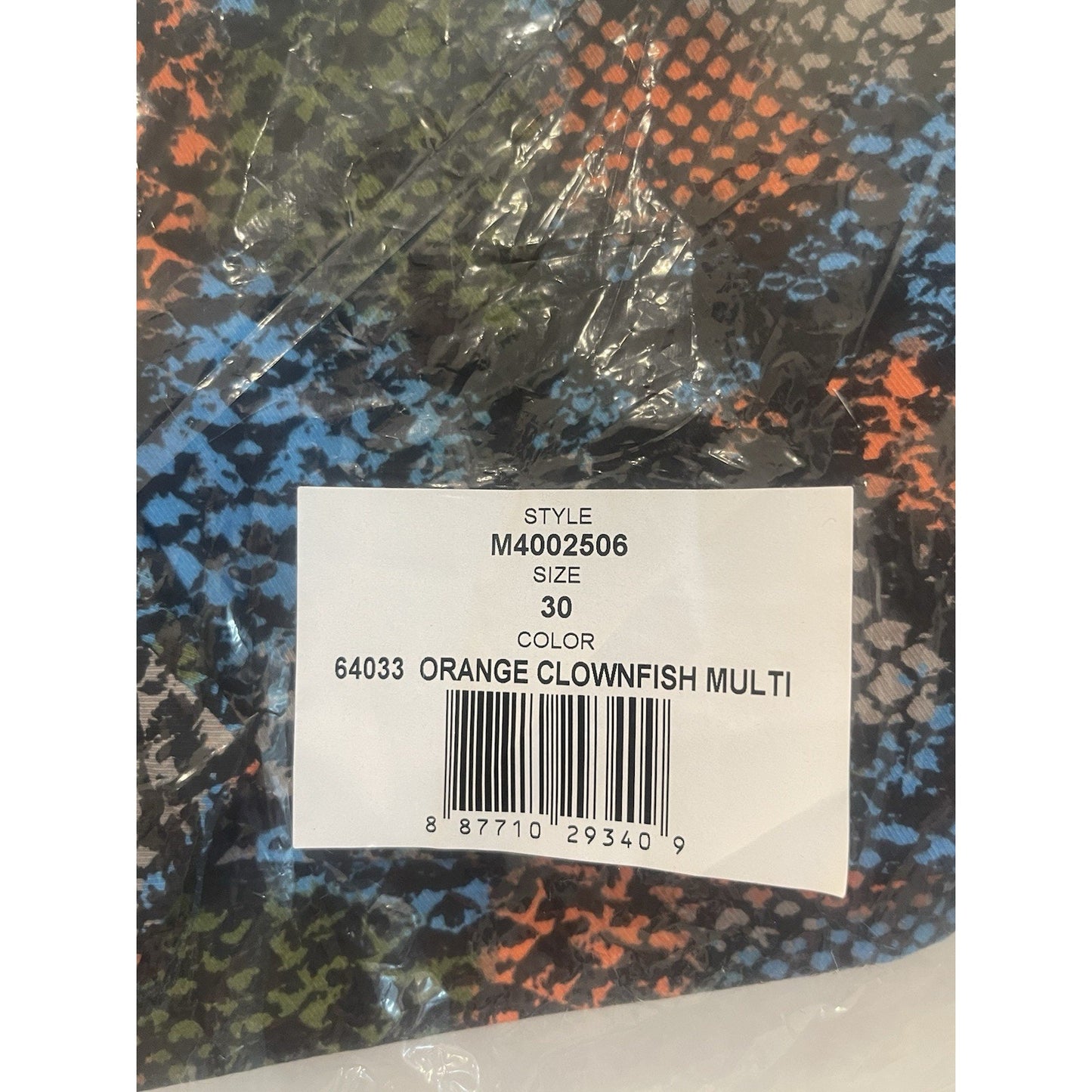 Marc Jacobs Men's Shorts Size 30 Orange Clownfish🔥NEW🔥 Retail $248 Scale Print