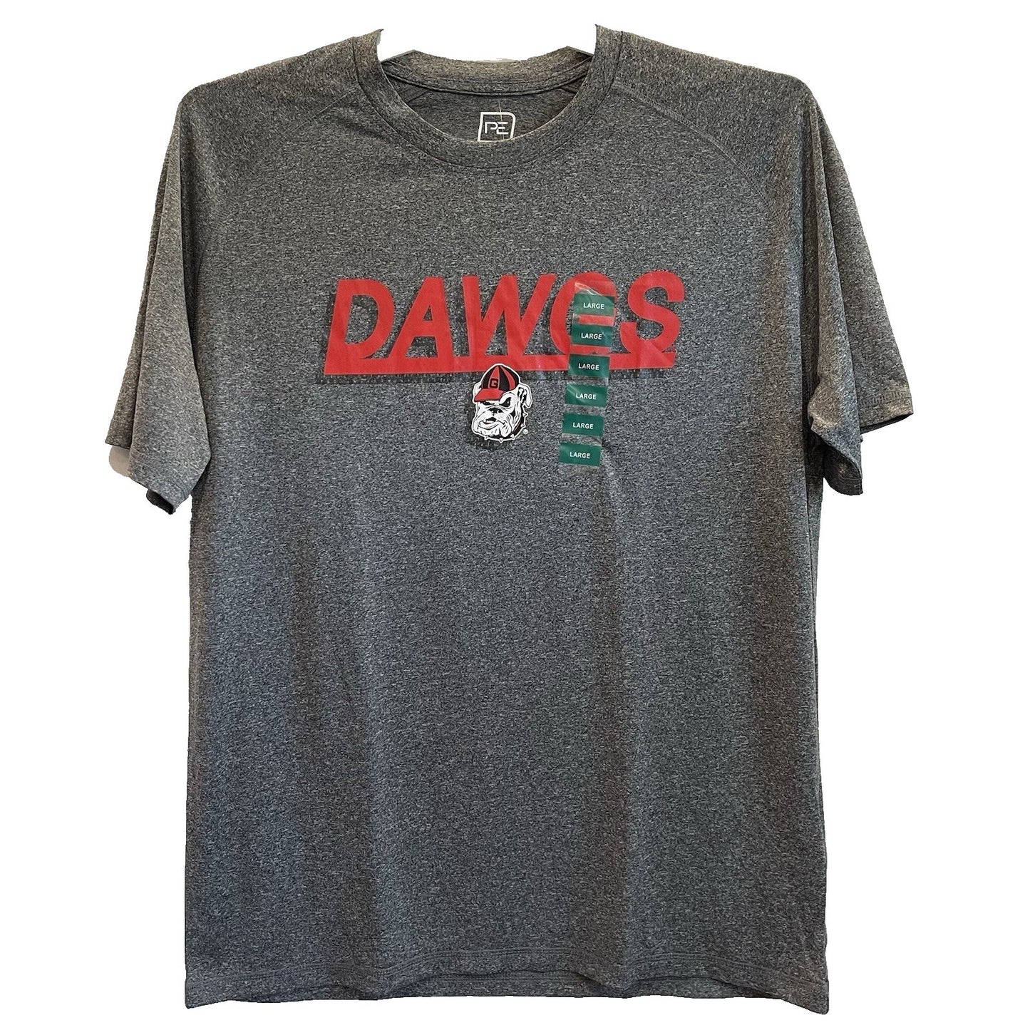 Georgia Bulldogs T Shirt S, M, L, XL, 2XL Gray🔥NEW🔥Dawgs NCAA Moisture Wicking