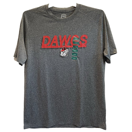 Georgia Bulldogs T Shirt S, M, L, XL, 2XL Gray🔥NEW🔥Dawgs NCAA Moisture Wicking