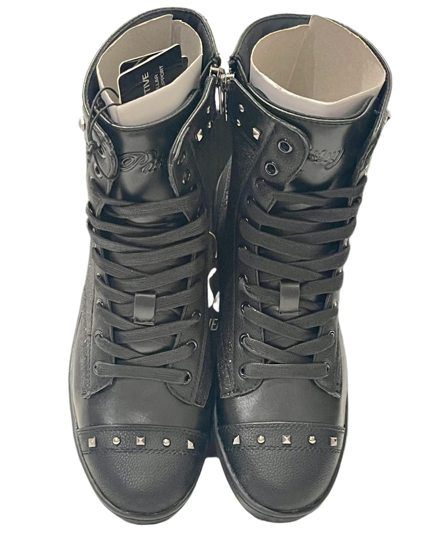 Pastry Women's Dance Military Glitz Boot Black Size 7 🔥NEW🔥 PA161020 Sparkle