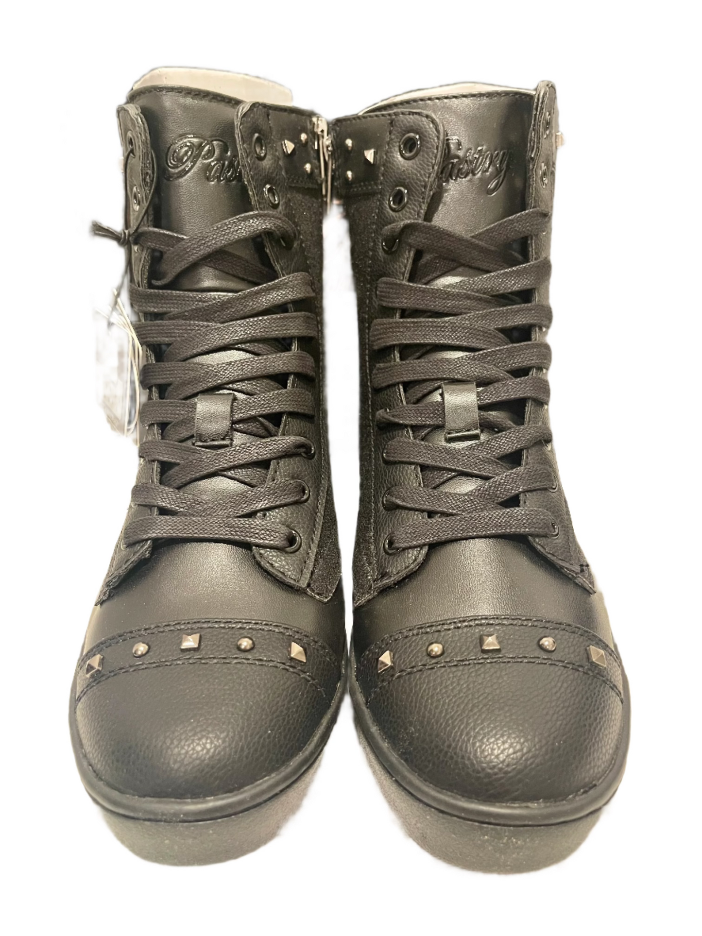 Pastry Women's Dance Military Glitz Boot Black Size 7 🔥NEW🔥 PA161020 Sparkle
