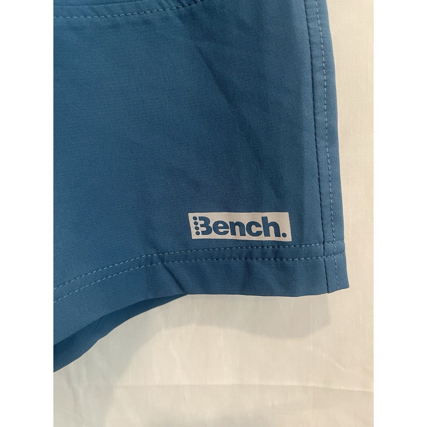 Men's Bench Athletic Shorts Size M Blue 🔥NEW🔥Zipper Pockets Drawstring Elastic