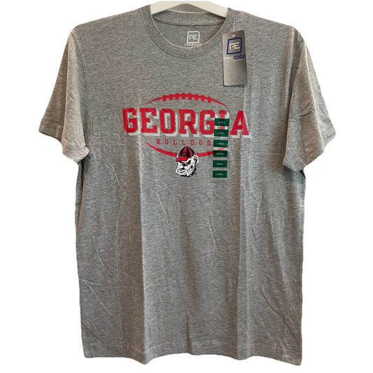 Georgia Bulldogs Football T Shirt Gray S, M, L, XL, 2XL, 3XL 🔥NEW🔥NCAA Soft