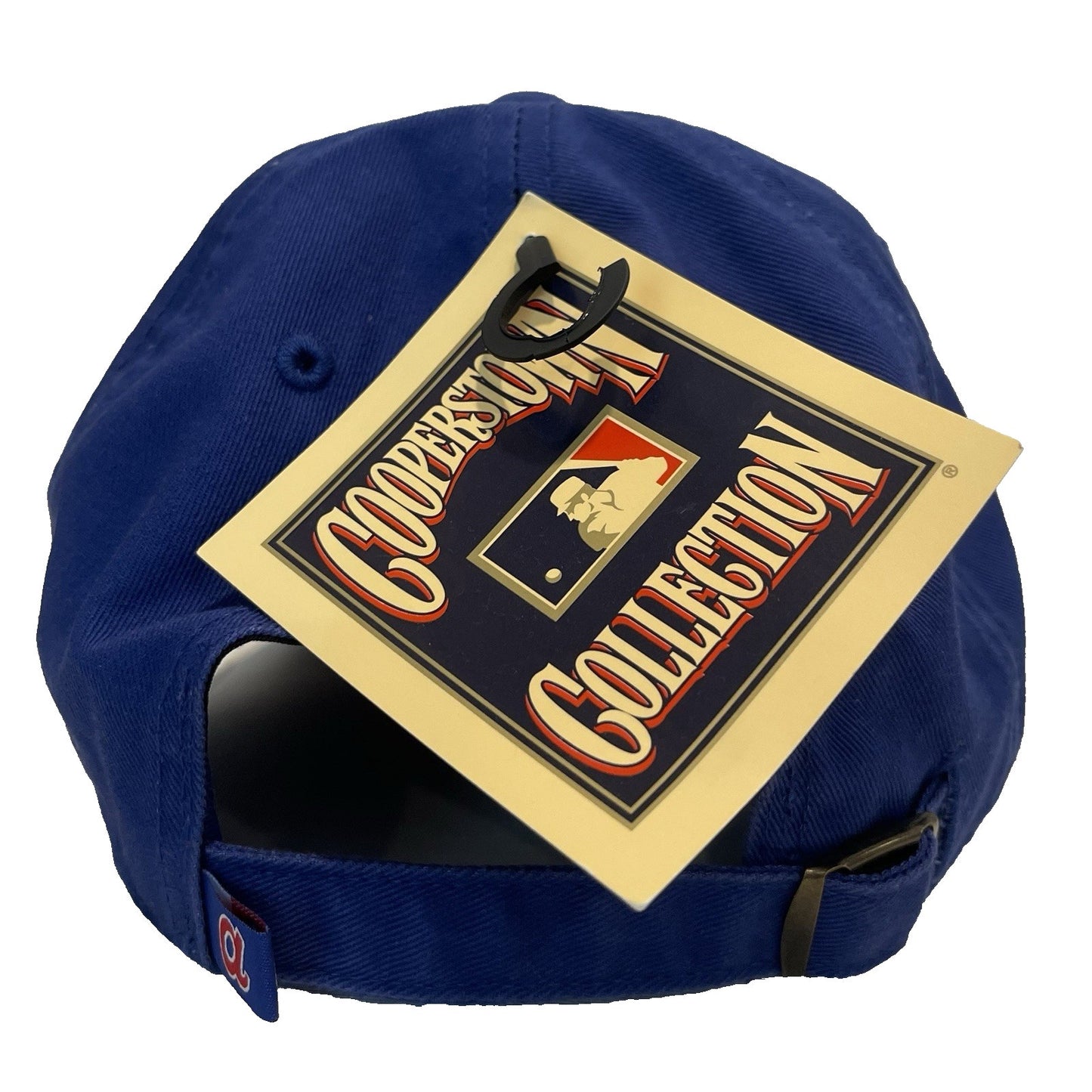 Atlanta Braves Hat MLB Blue Red Cap Adjustable OSFA Cooperstown Collection ⚾NEW⚾