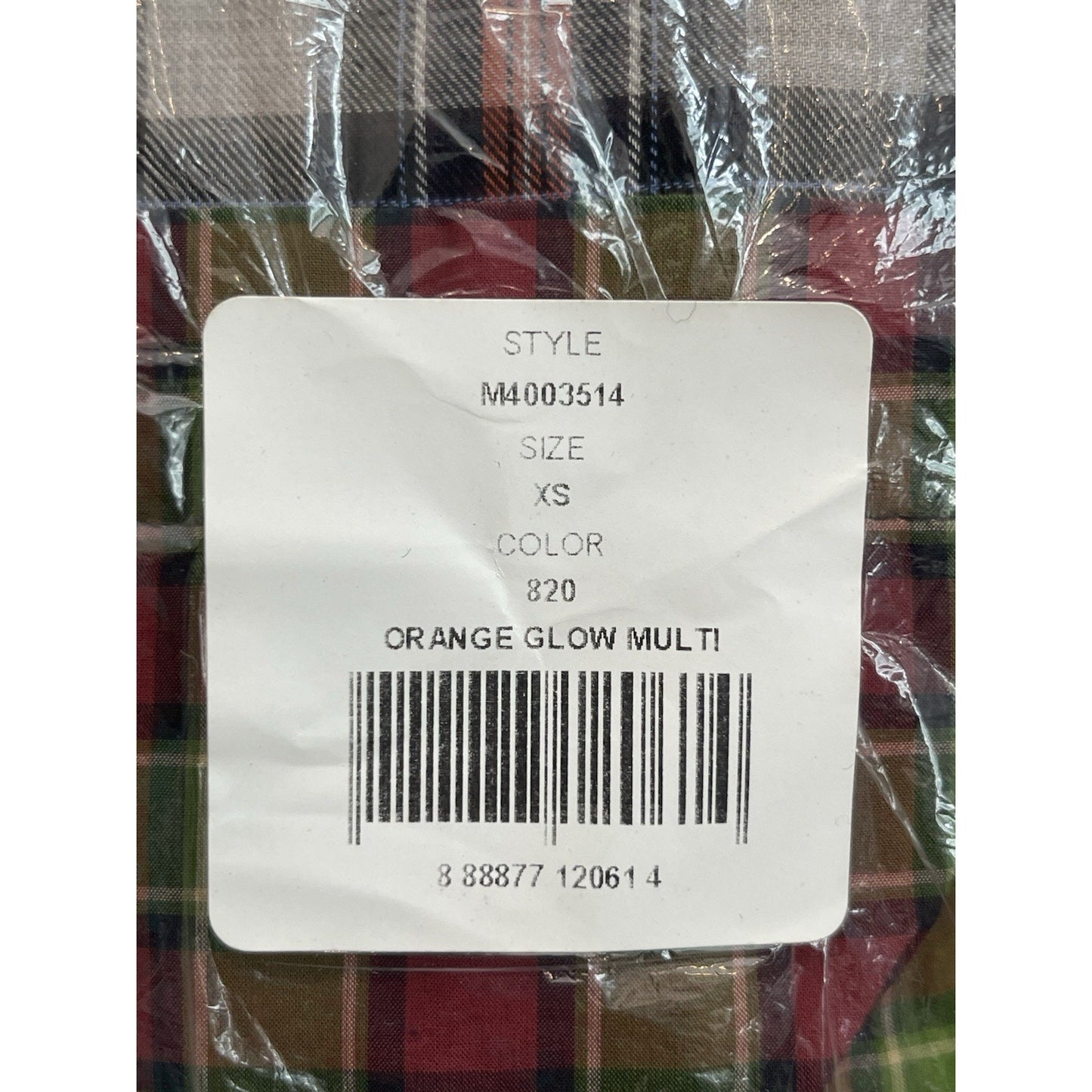 Marc by Marc Jacobs Men's Button Up Shirt XS Orange Glow Multi🔥NEW🔥$188 Retail