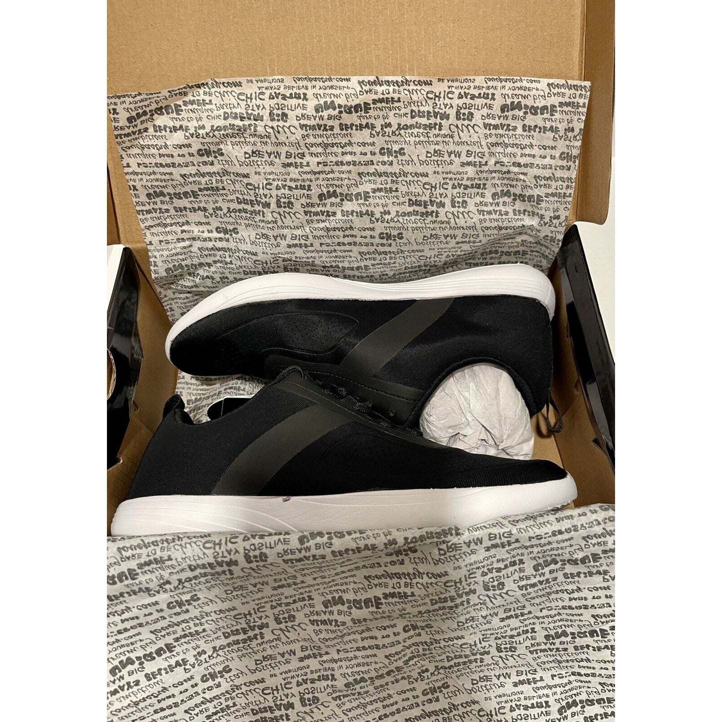 Pastry Kids Studio Trainer Dance Sneaker Black/White Size 3 Shoes🔥NEW🔥PK172050