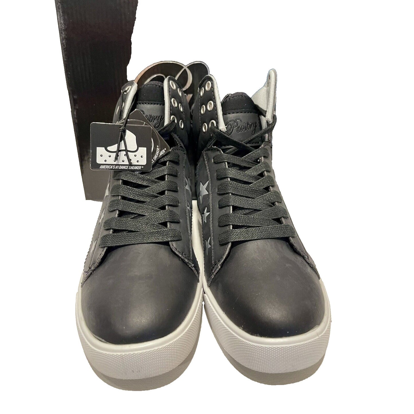 Pastry Women's Pop Tart Star Dance Sneaker Shoe Black/Silver Size 8 🔥NEW🔥PA193030
