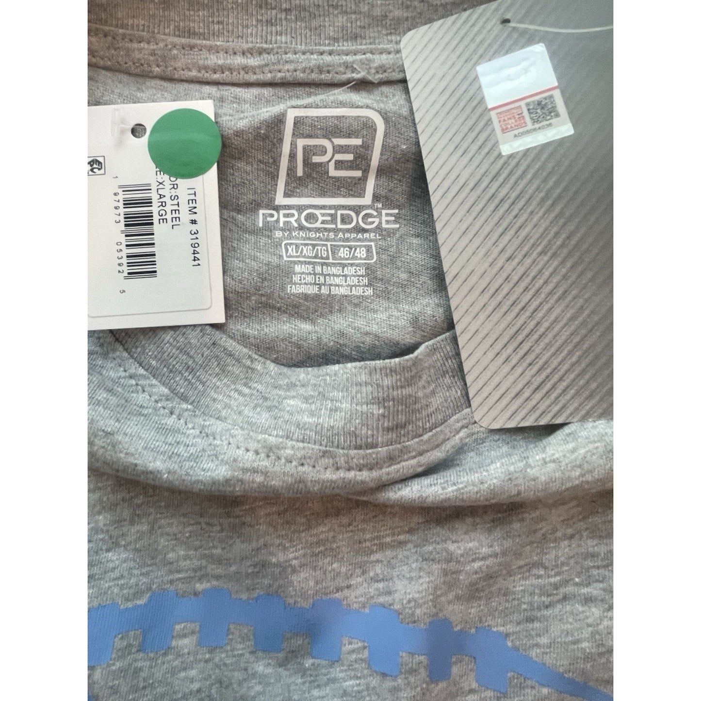 North Carolina Tar Heels T Shirt Gray Large or XL🔥NEW🔥 Pro Edge NCAA Soft