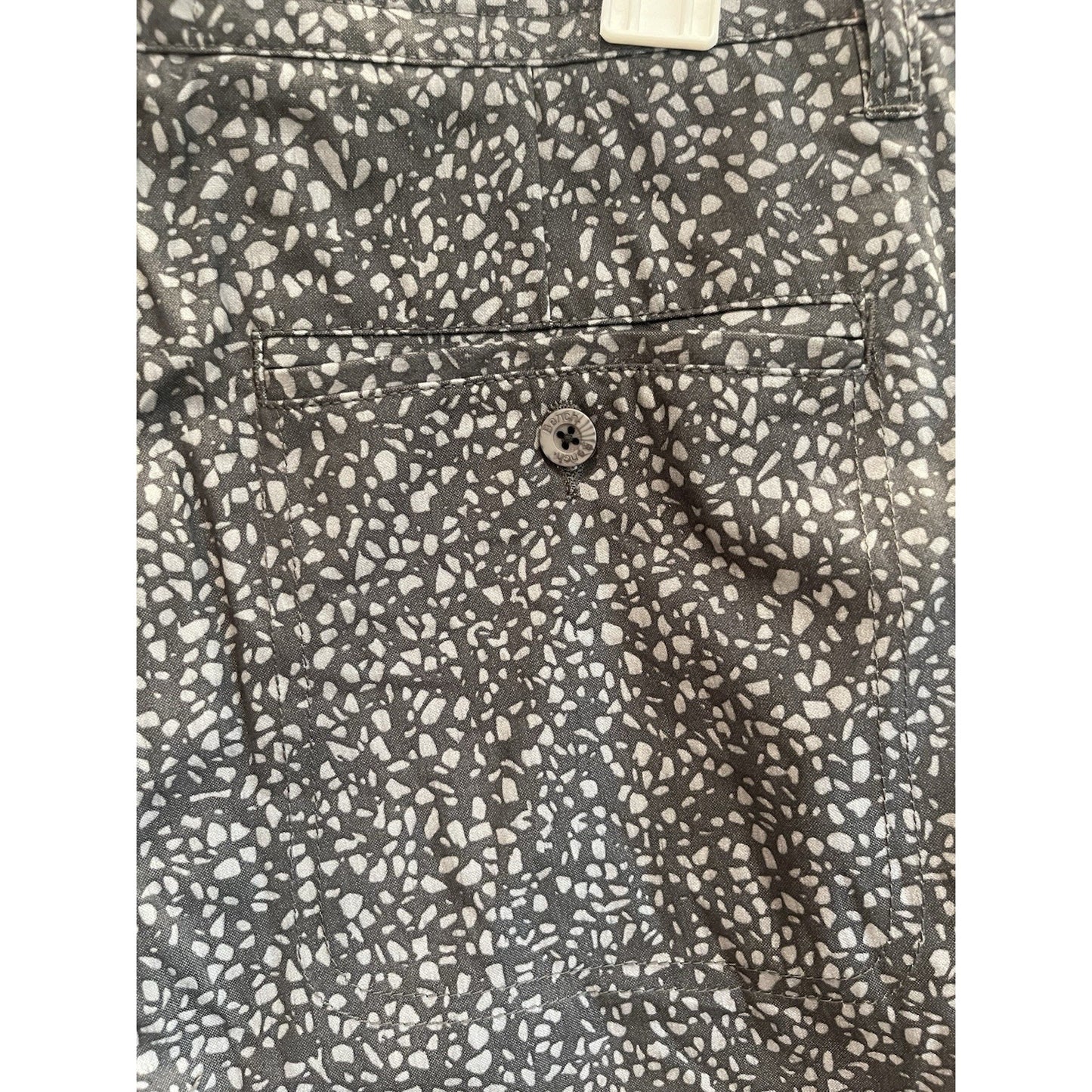 Men's Bench Chino Shorts Size 32 Slate Gray Lyrical Pattern🔥NEW🔥#LOVEMYHOOD