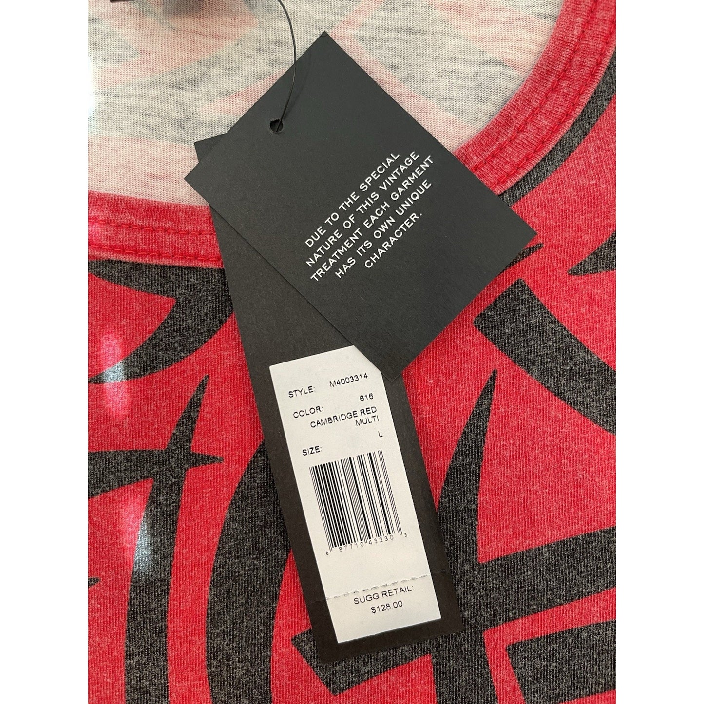 Marc Jacobs Women's Ryder Motorcross Tee Large🔥NEW🔥$128 Retail Racing Uprising