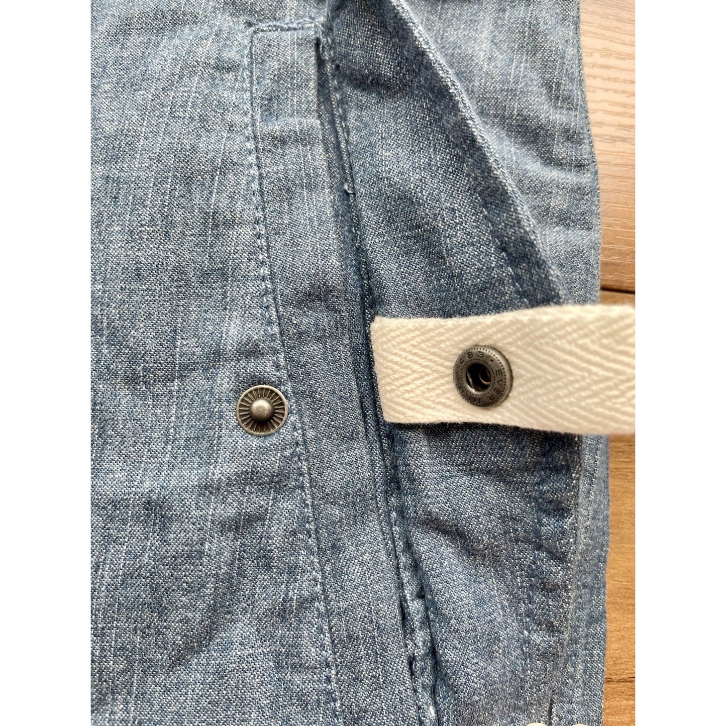 Men's Bench Urbanwear Cargo Shorts Size 32 Denim Blue 🔥NEW🔥Snap Pockets Adjust